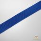 Preview: Gurtband Uni in Azur, 30 mm breit, Meterware im Ausschnitt